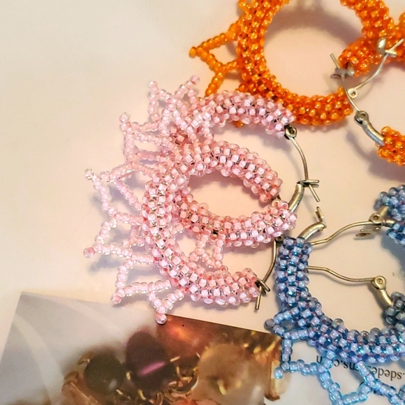 Set of 3 SDE Designs Bead Artist Earrings - Picture 9 of 9